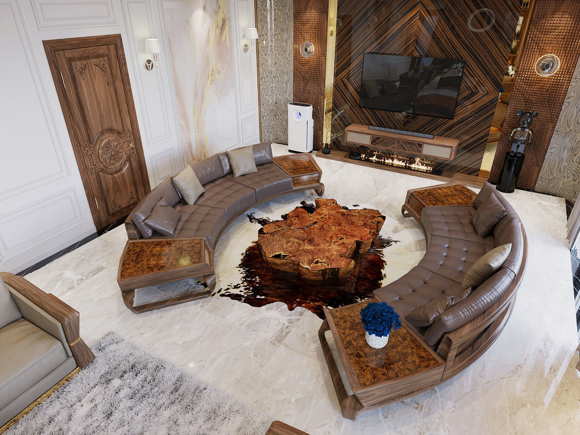 Bộ Sofa Óc Chó