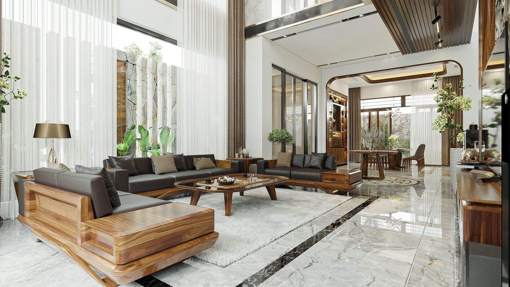 Giá Bàn Ghế Sofa Gỗ Óc Chó phù hợp nhiều phân khúc.
