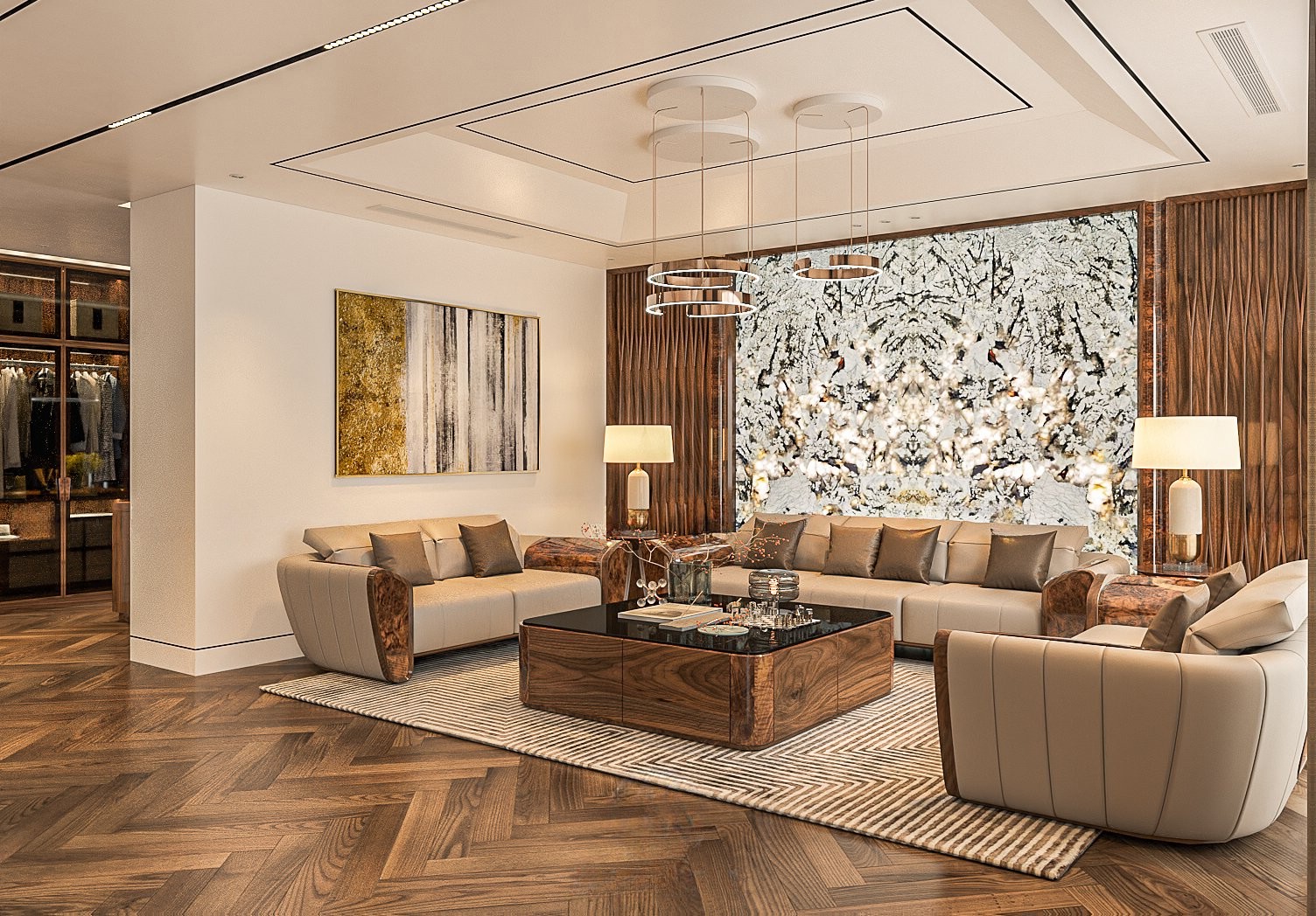 Sofa Gỗ Óc Chó Cao Cấp